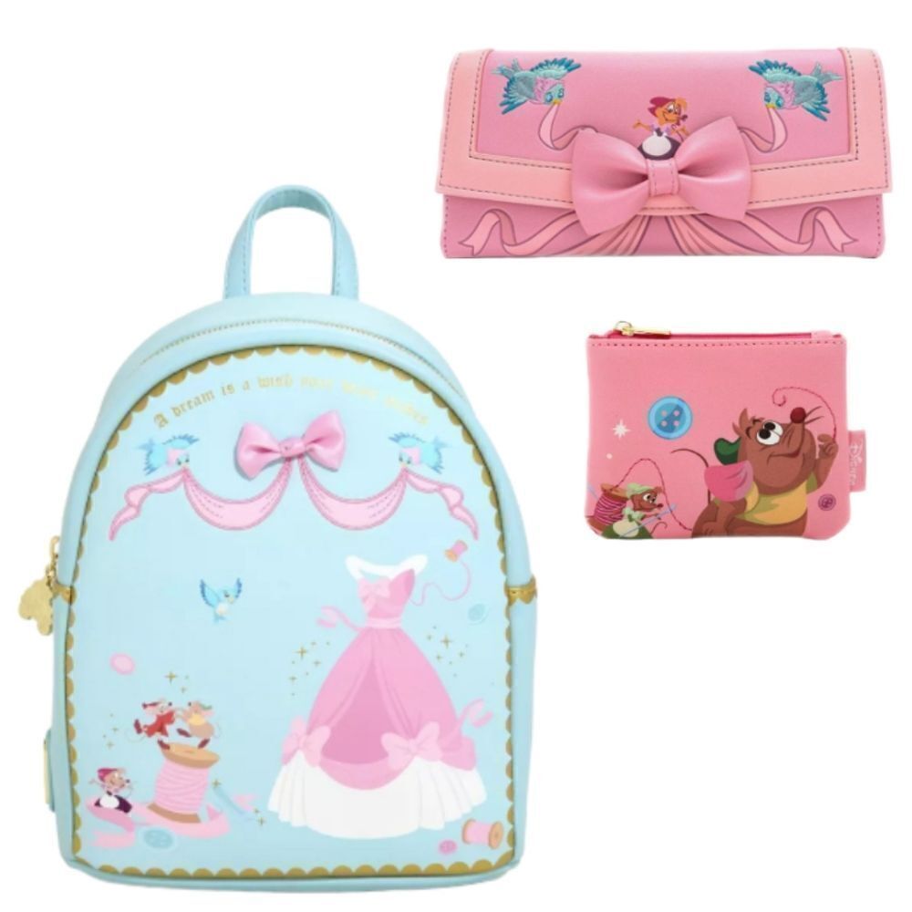 Loungefly Disney Cinderella Sewing Dress Bundle